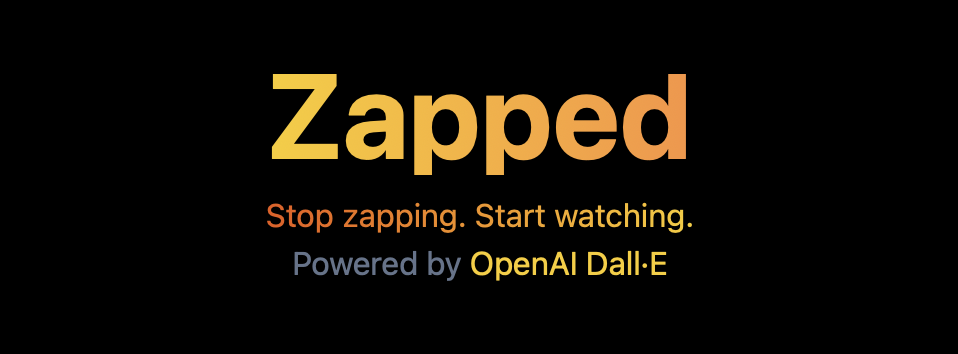 Zapped logo